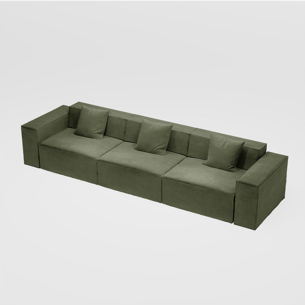 Dark Green Fabric Smart Furniture