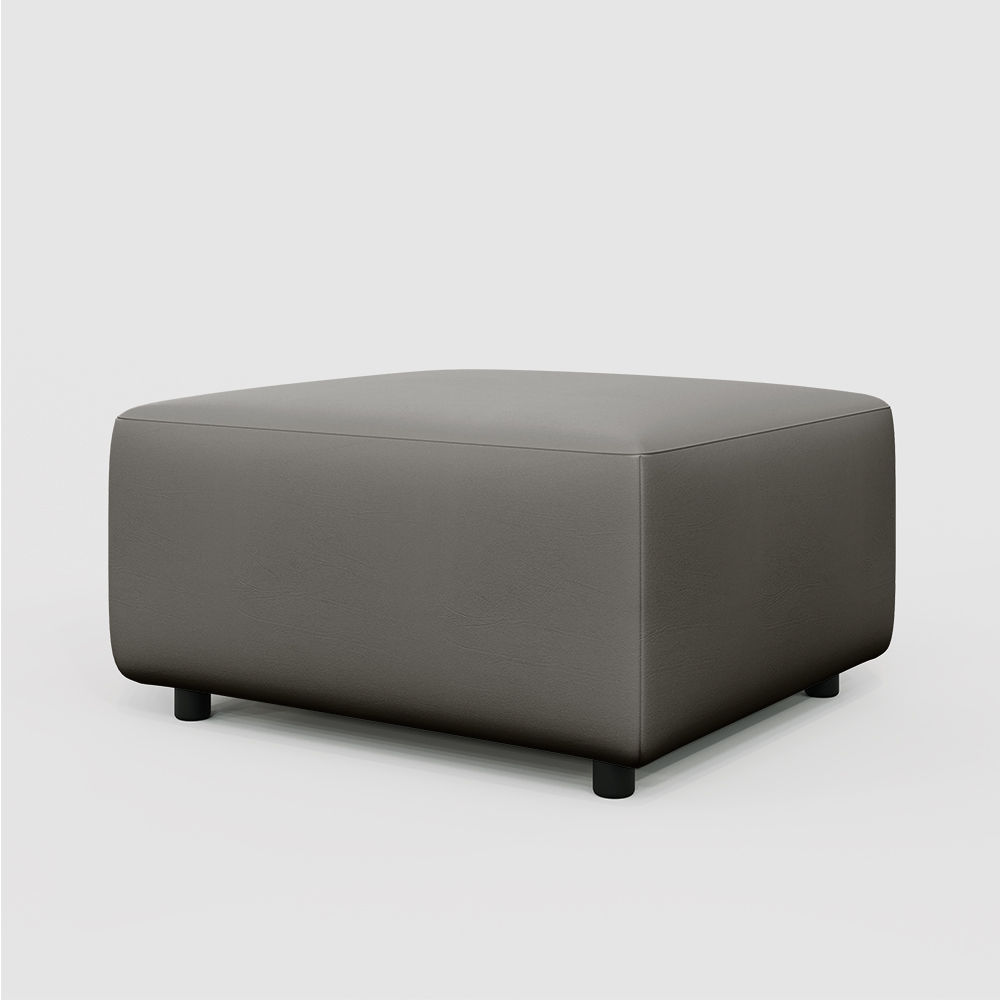 Dark Gray Eco-friendly Microfiber Leather Smart Furniture