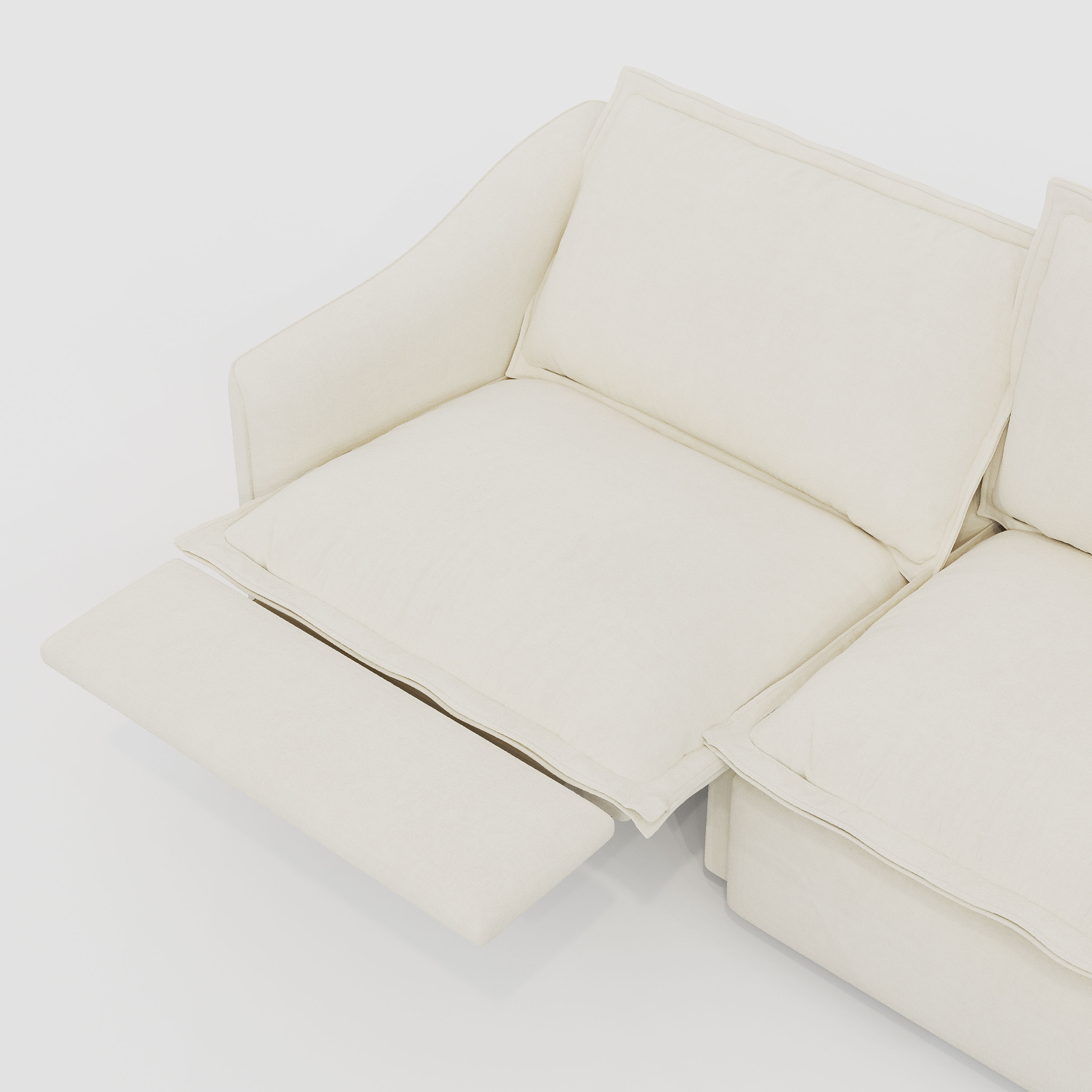 Beige Fabric Smart Furniture