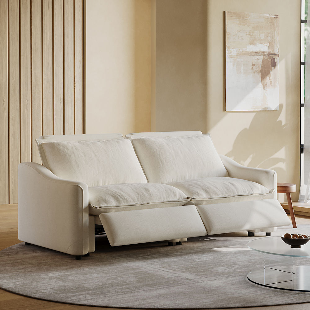 Beige Fabric Smart Furniture