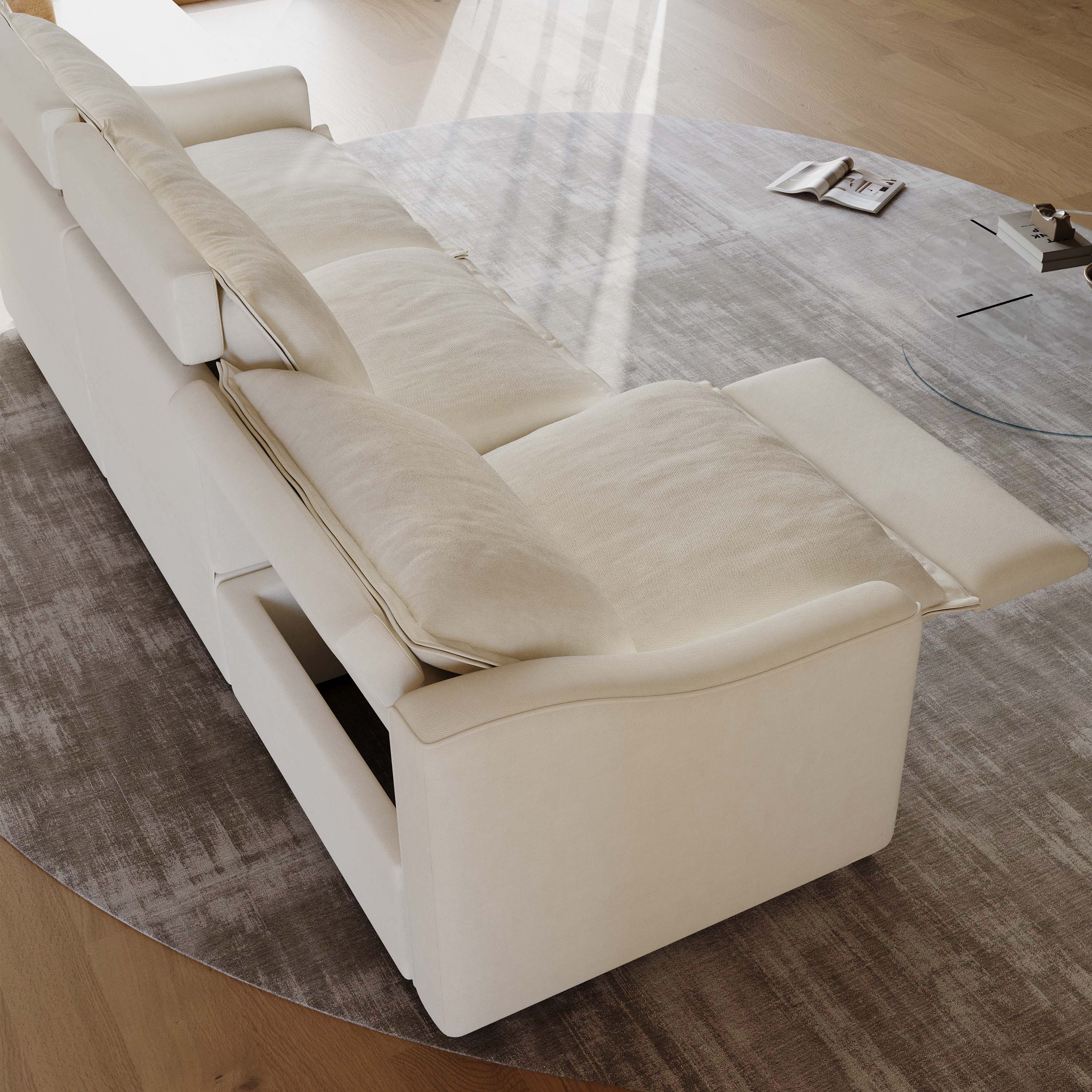 Beige Fabric Smart Furniture