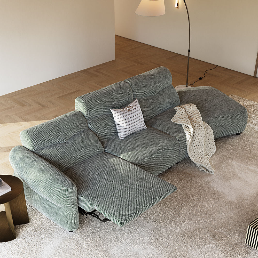 Gray Fabric Smart Furniture