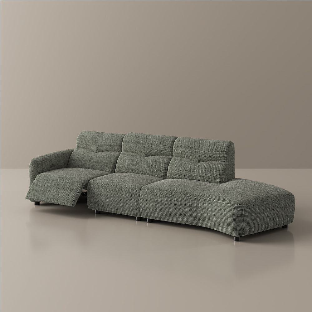 Gray Fabric Smart Furniture