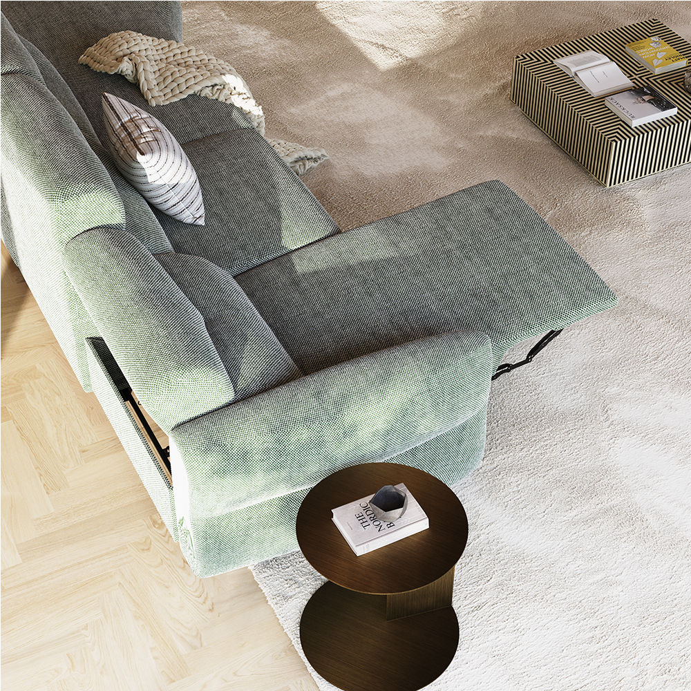 Gray Fabric Smart Furniture