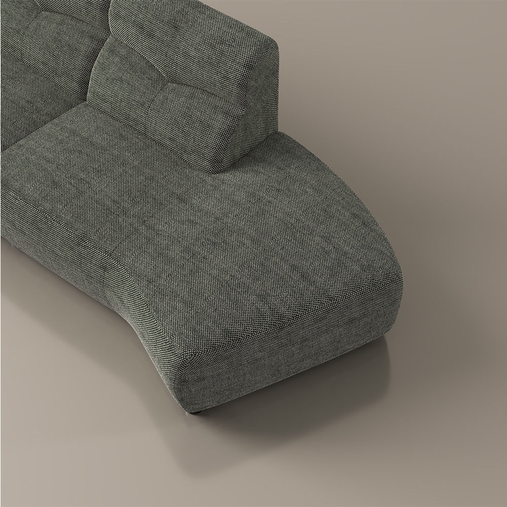 Gray Fabric Smart Furniture