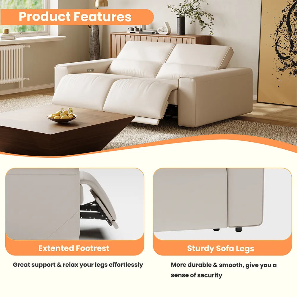 Modular Sofas Dark Gray Eco-friendly Microfiber Leather Smart Furniture