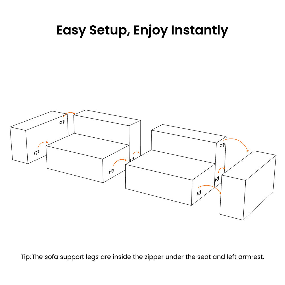 Sleeper Beige Fabric Smart Furniture