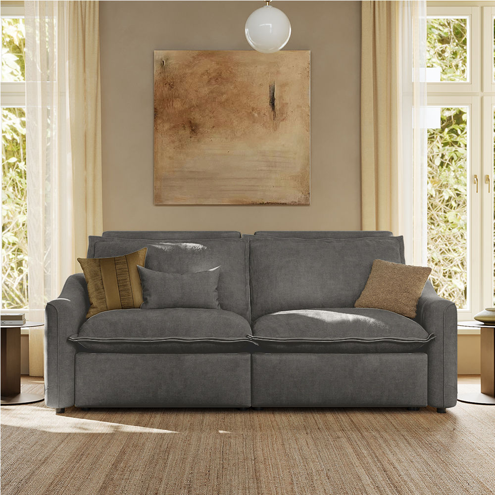 Gray Fabric Smart Furniture