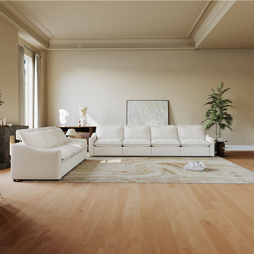 Beige MDF&Glass Smart Furniture