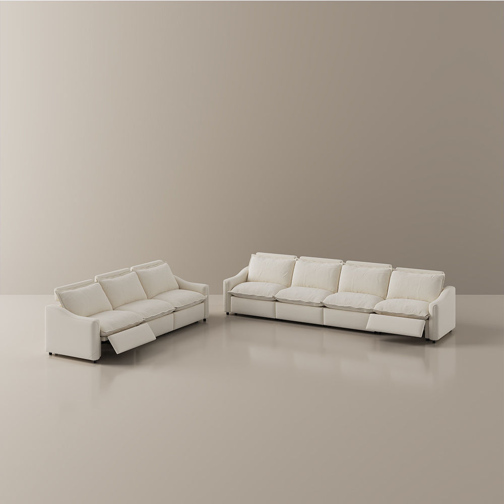 Beige MDF&Glass Smart Furniture