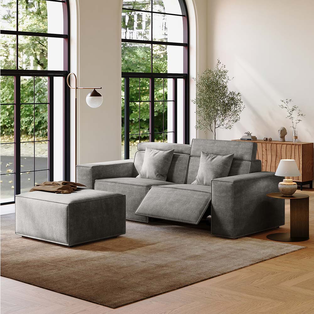 Modular Dark Gray Fabric Smart Furniture