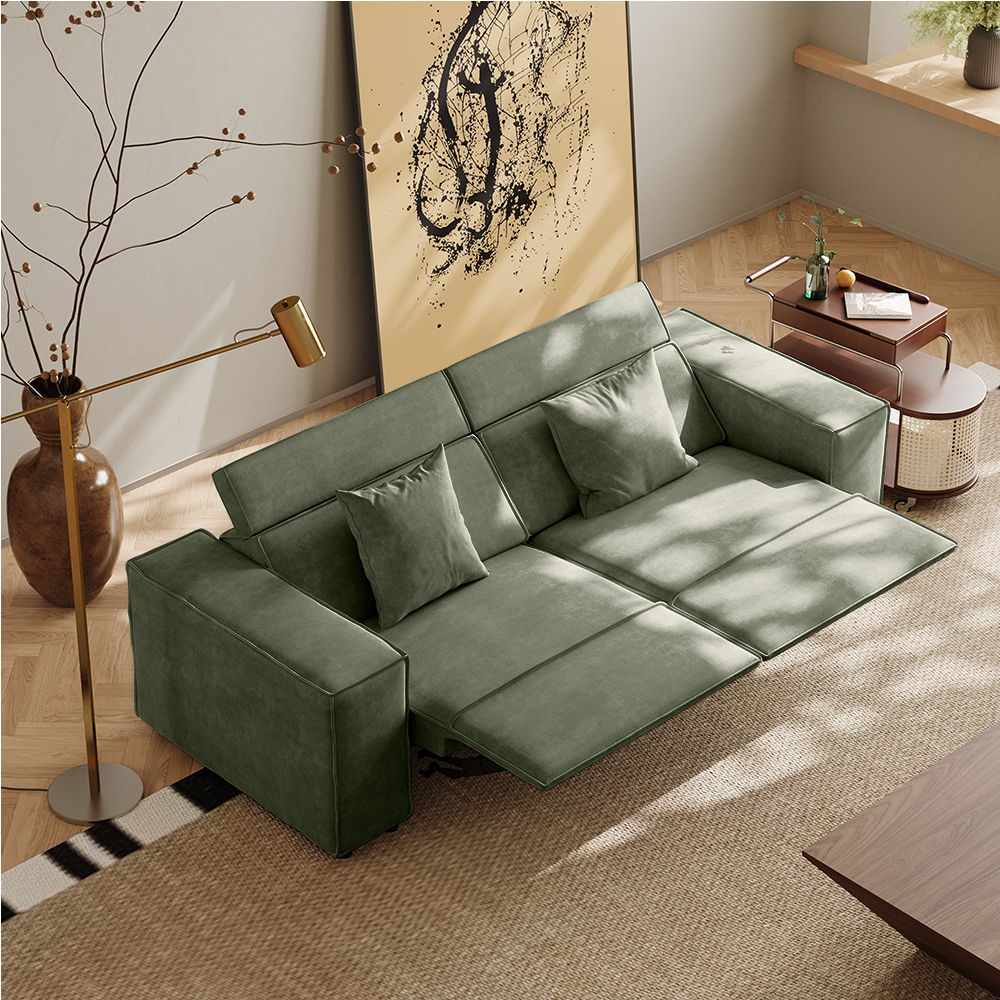 Modular Green Fabric Smart Furniture