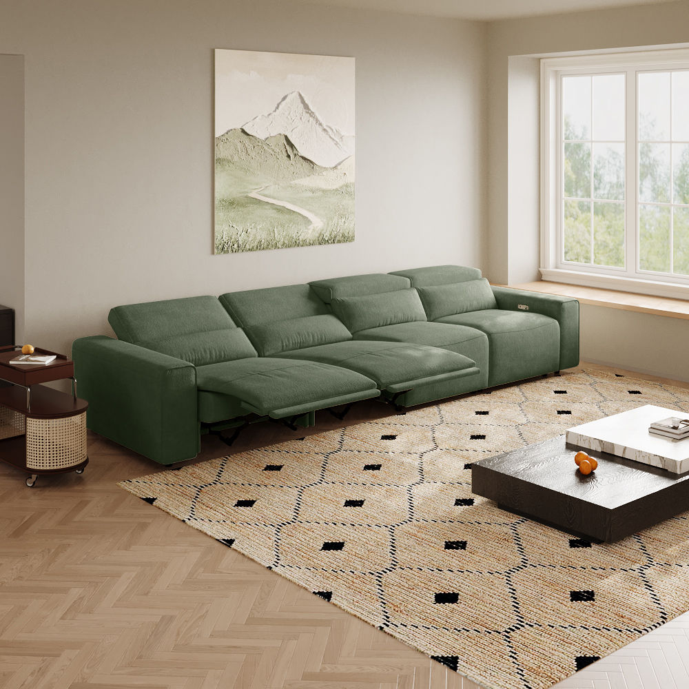 Apartment Dark Green Fabric Smart Furniture