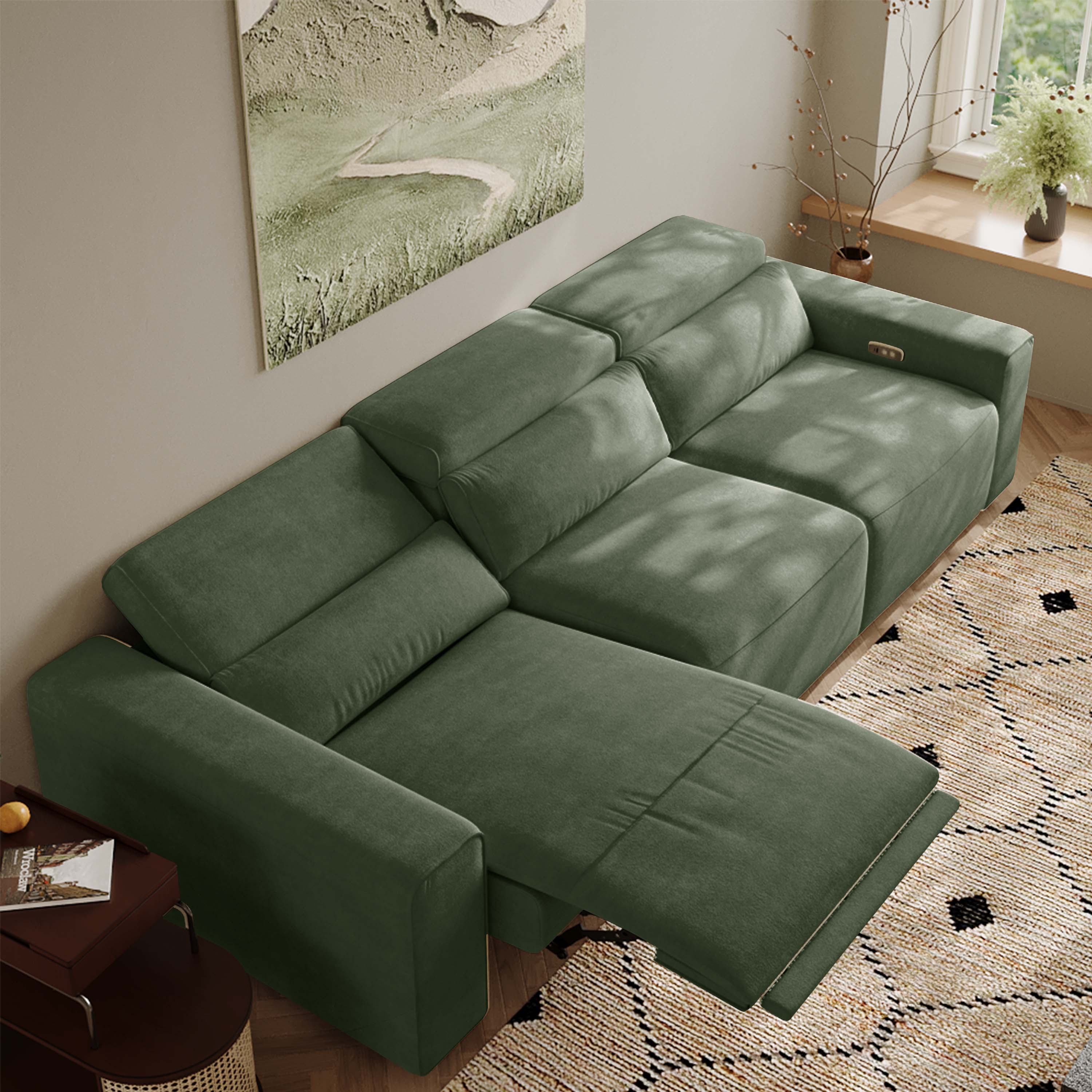 Animal friendly Dark Green Fabric Smart Furniture