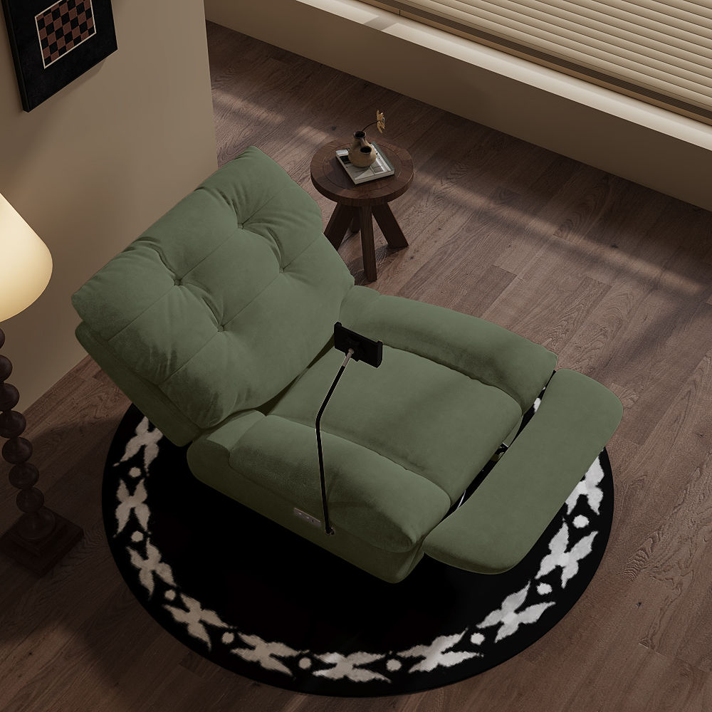 USB Port Green Fabric Smart Furniture
