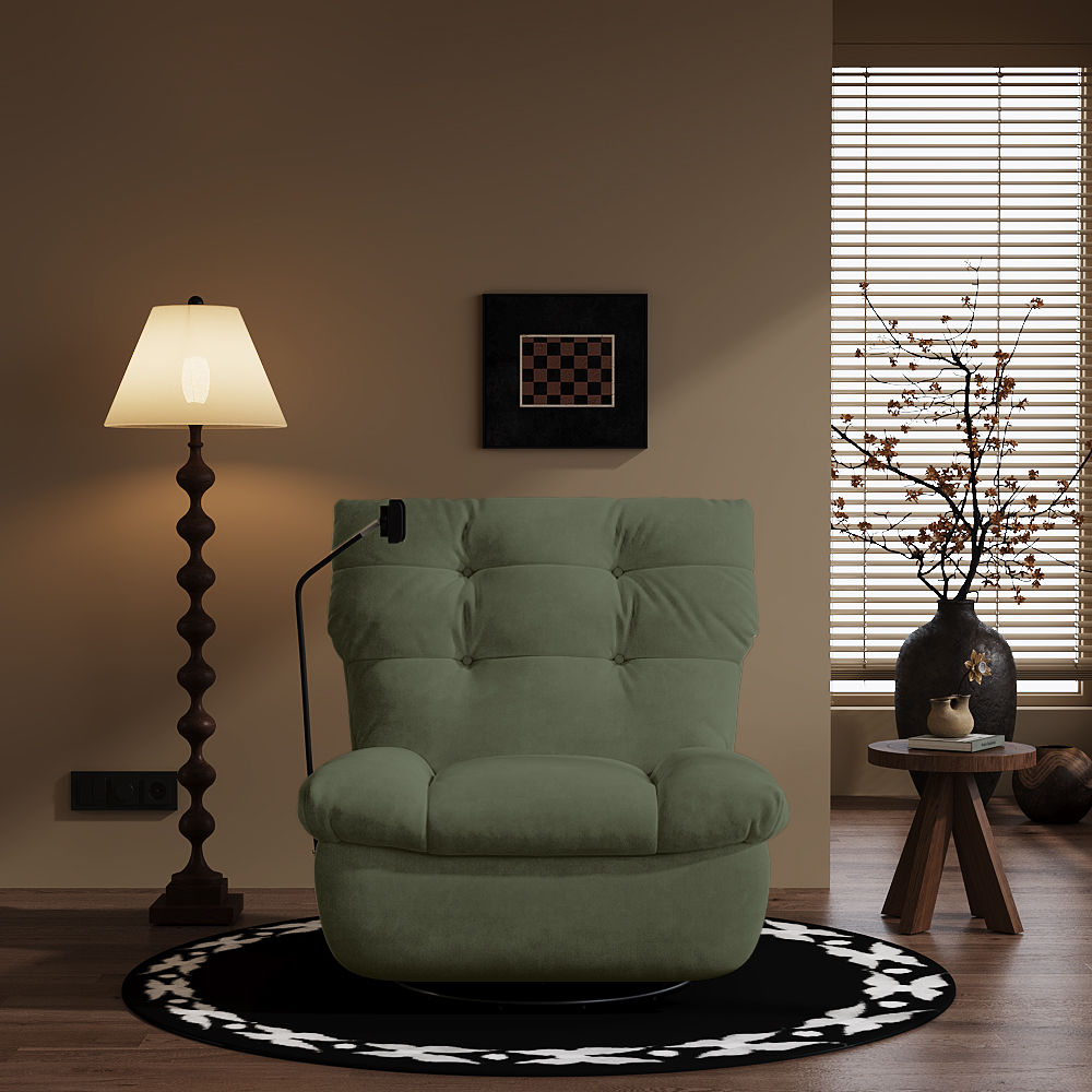 Green Green Fabric Smart Furniture