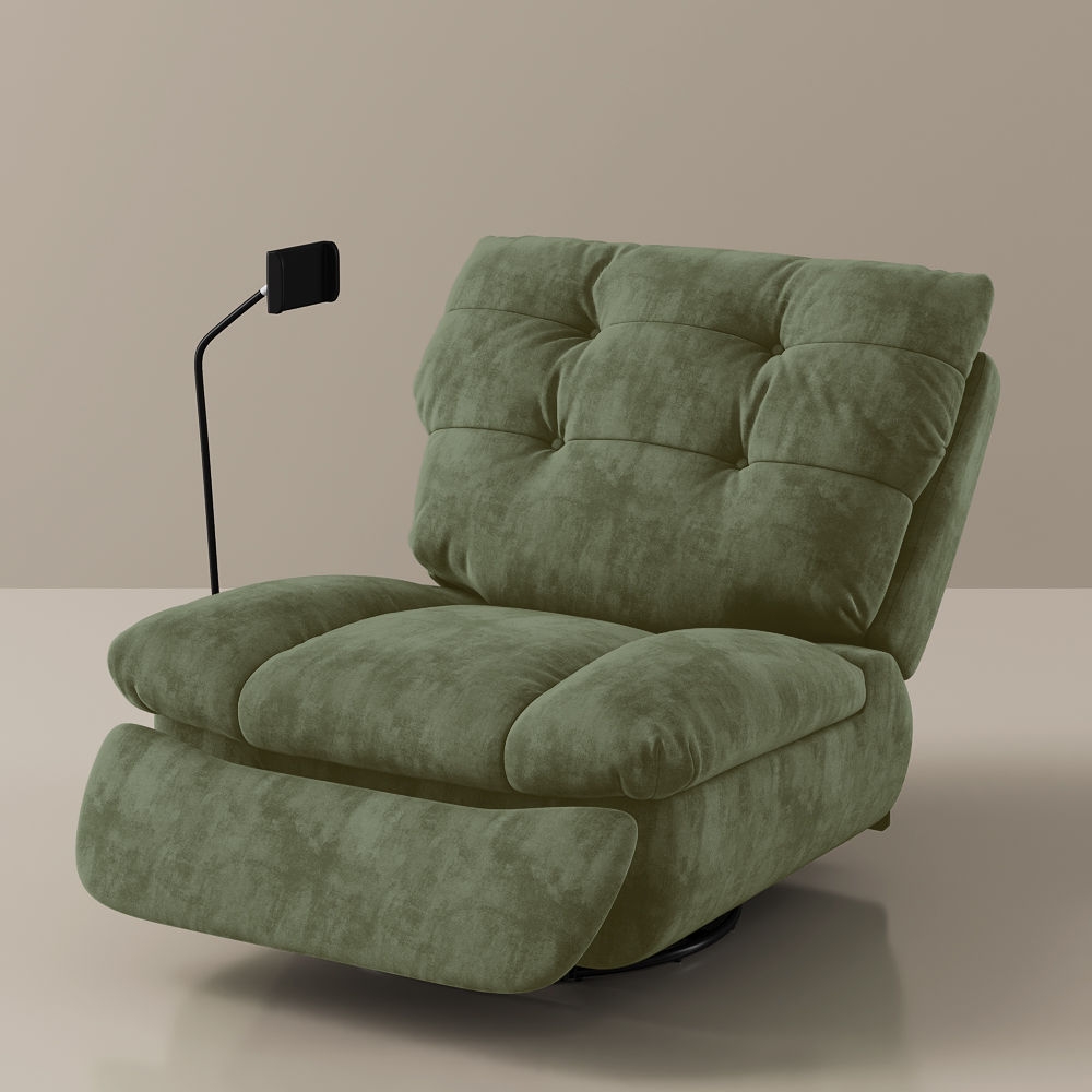 Upright Green Fabric Smart Furniture