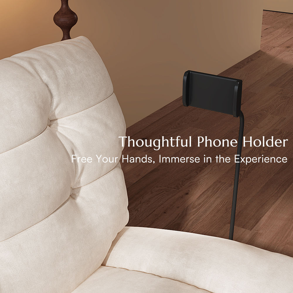Rice white Fabric Smart Furniture