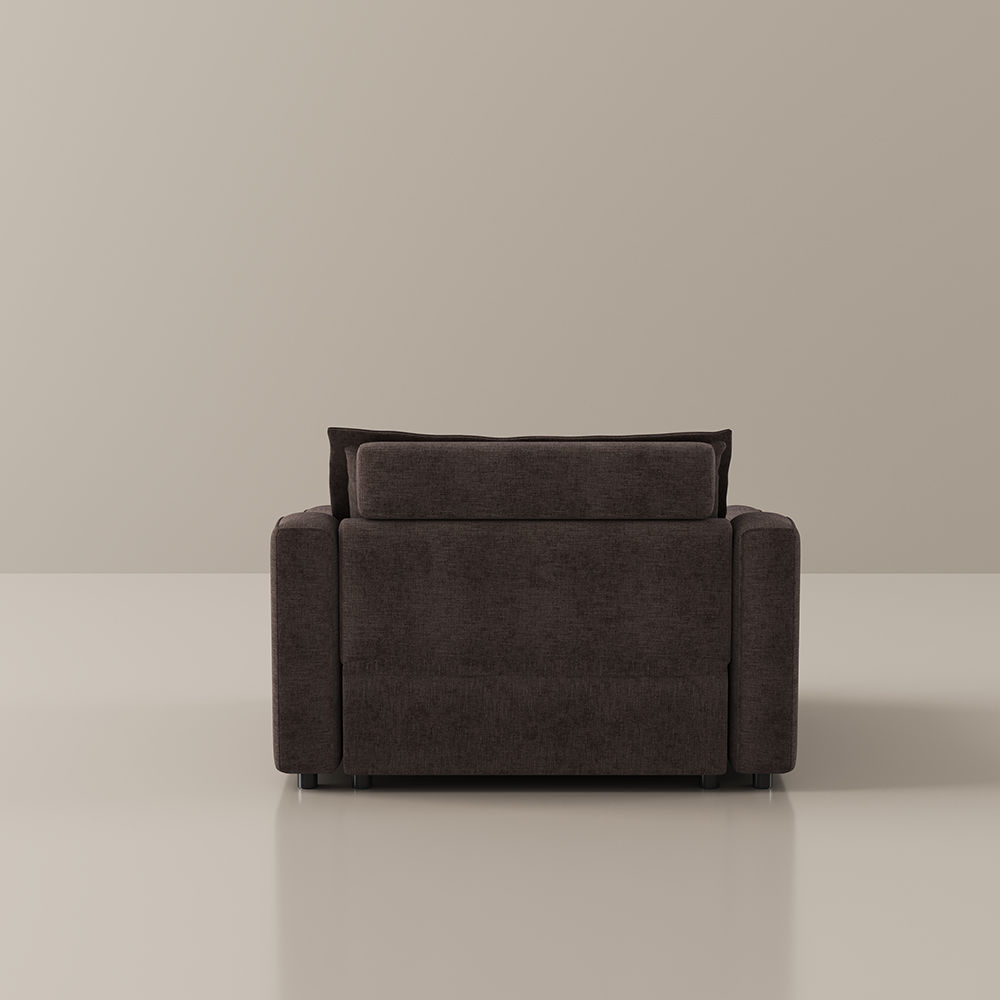 Recliner Khaki Fabric Smart Furniture