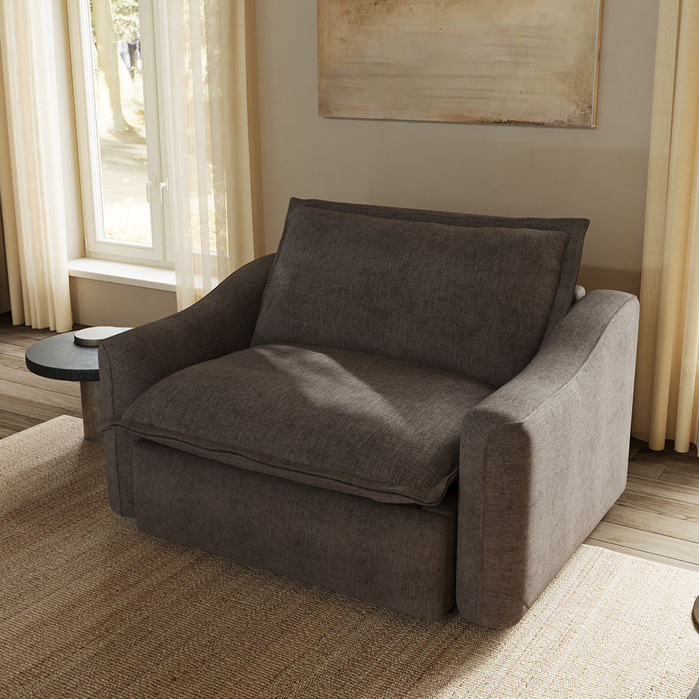 Apartment Khaki Fabric Smart Furniture