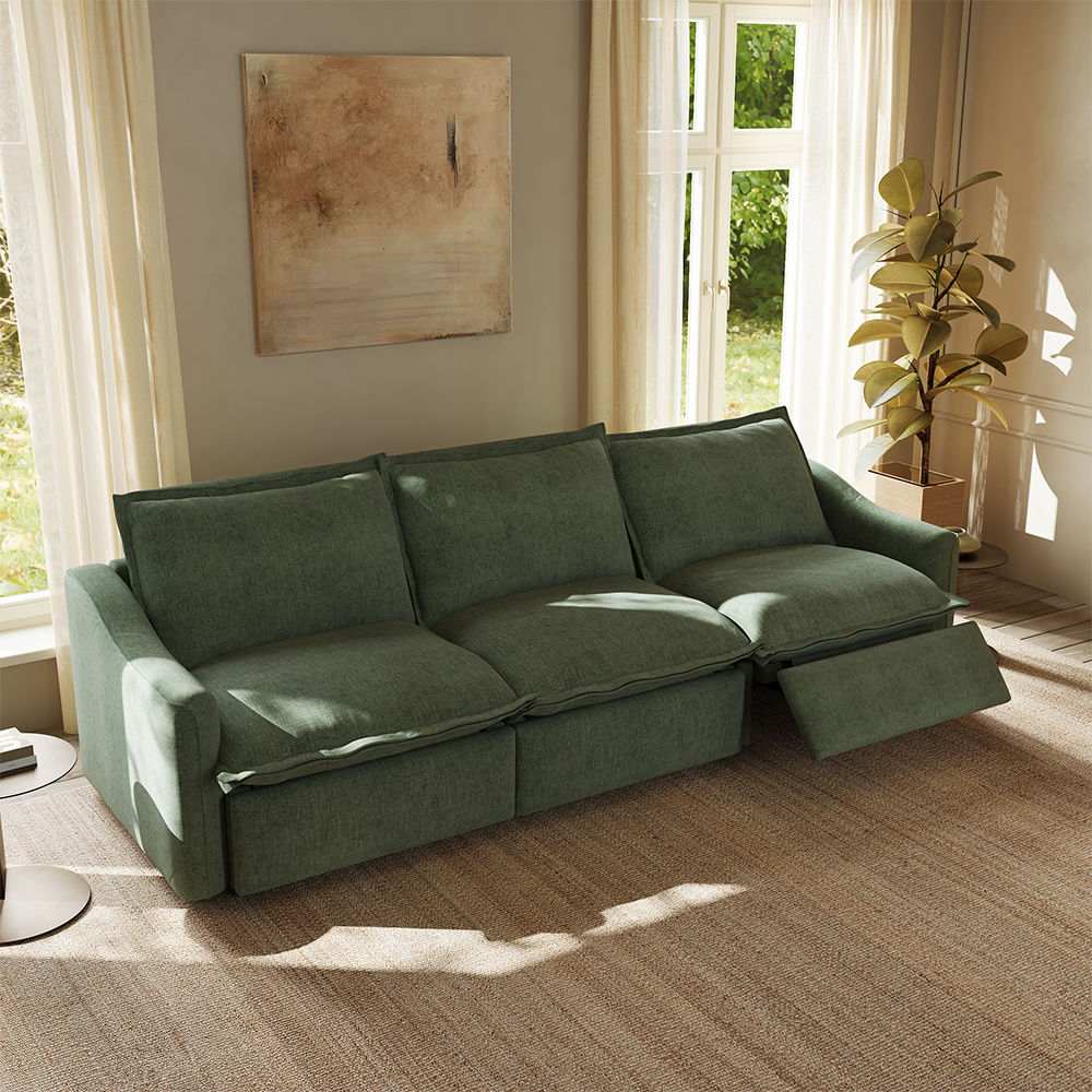Apartment Green Fabric Smart Furniture
