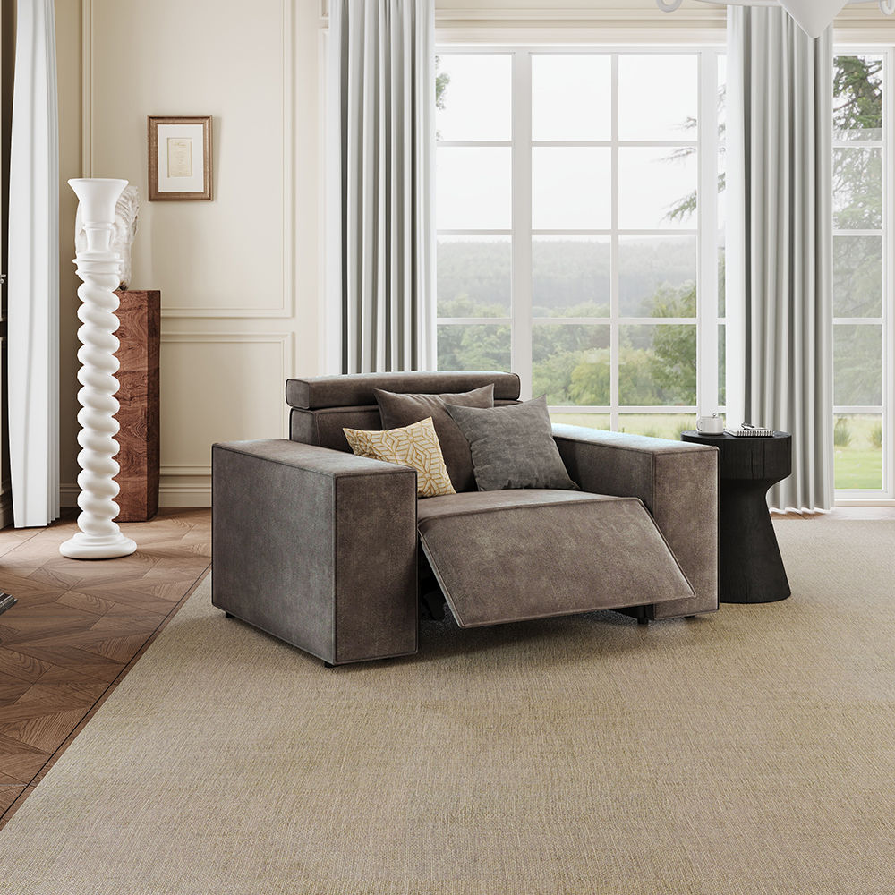 Modern Khaki Fabric Smart Furniture