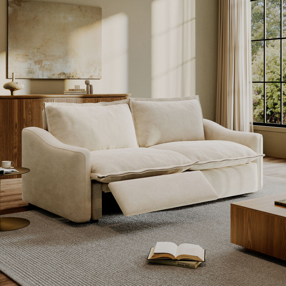 Beige Fabric Smart Furniture