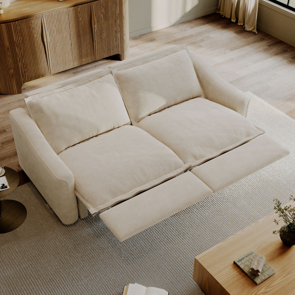 Beige Fabric Smart Furniture