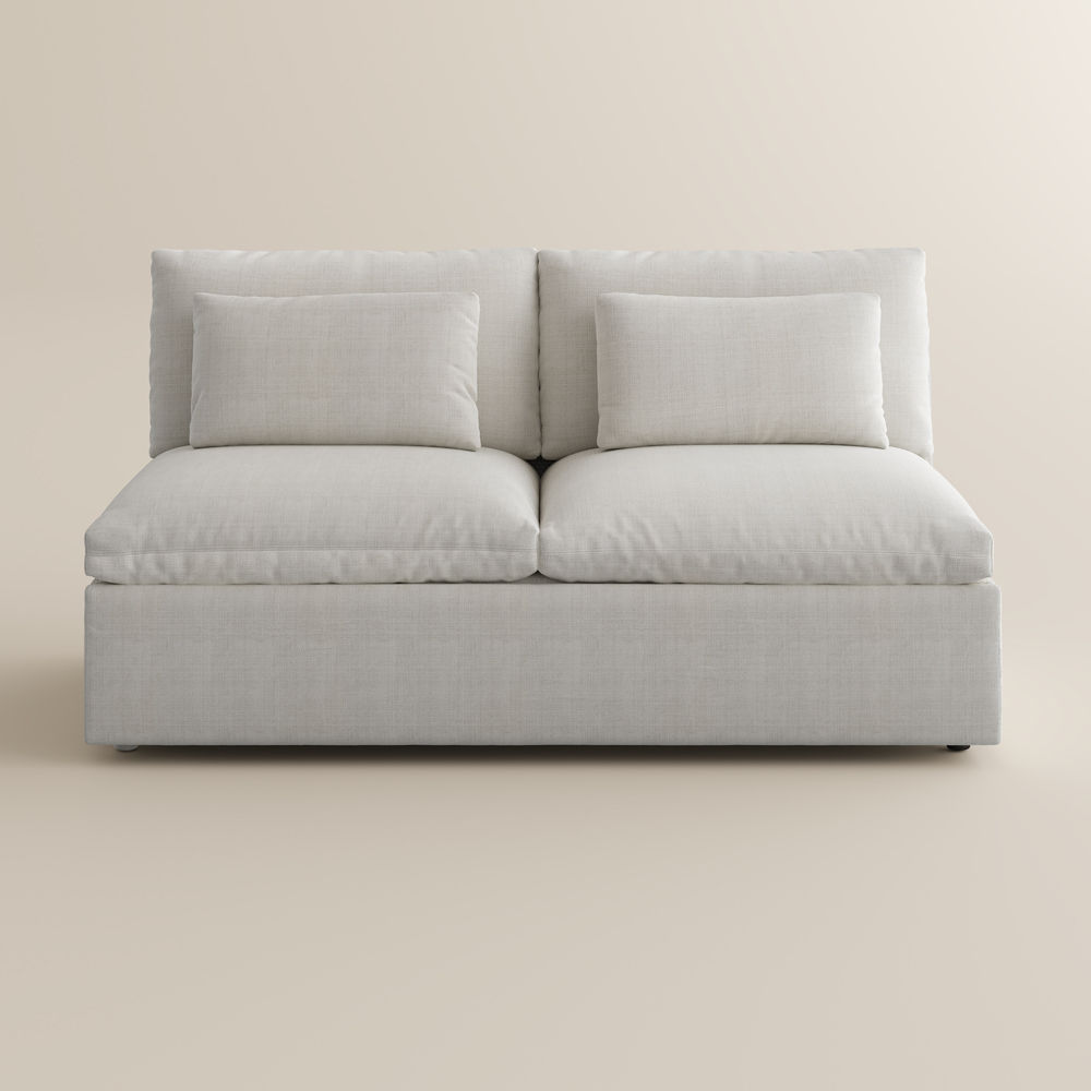 Sofa Beds Beige Cotton Linen Sofa Beds