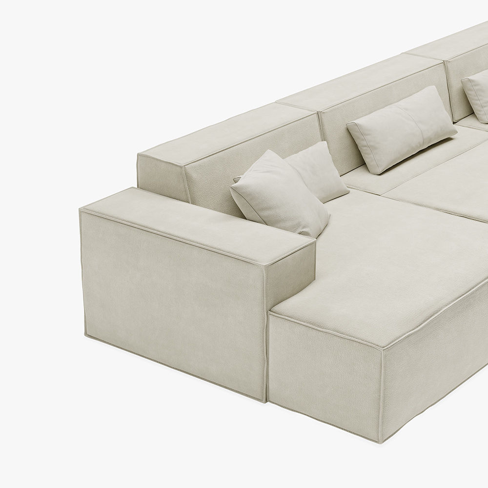 Fabric Beige Fabric Sofa Beds