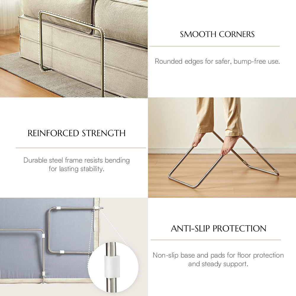 Beige Fabric Sofa Beds
