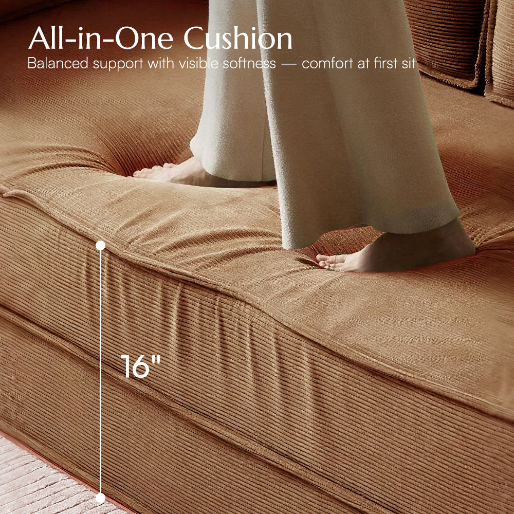 Brown Fabric Sofa Beds