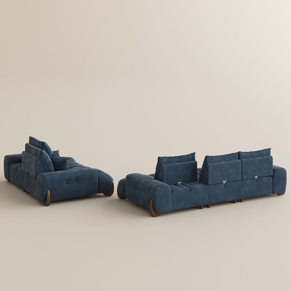 Green Bule Velvet Sofa Set