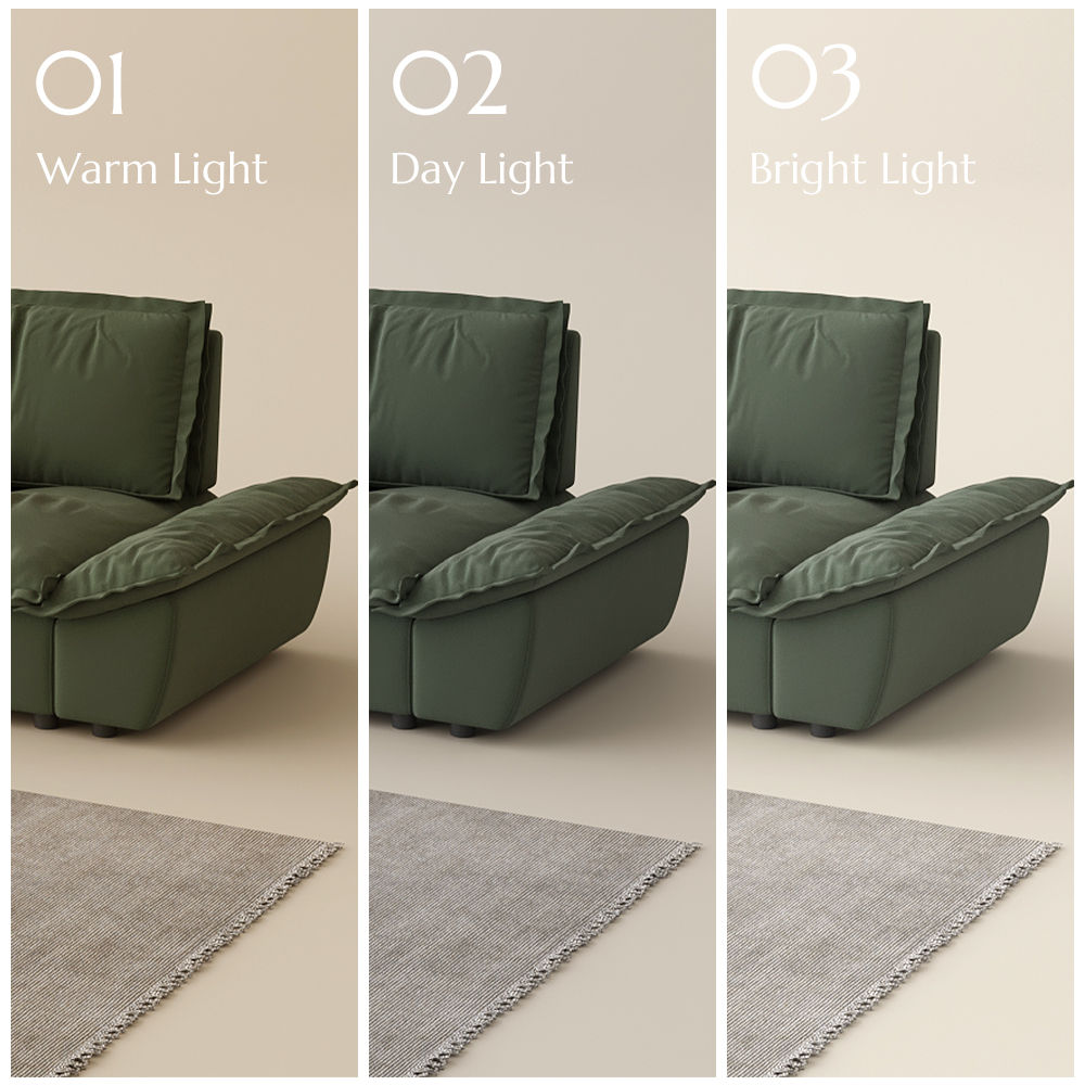 2 Seaters Green Suede Fabric Sofa Set