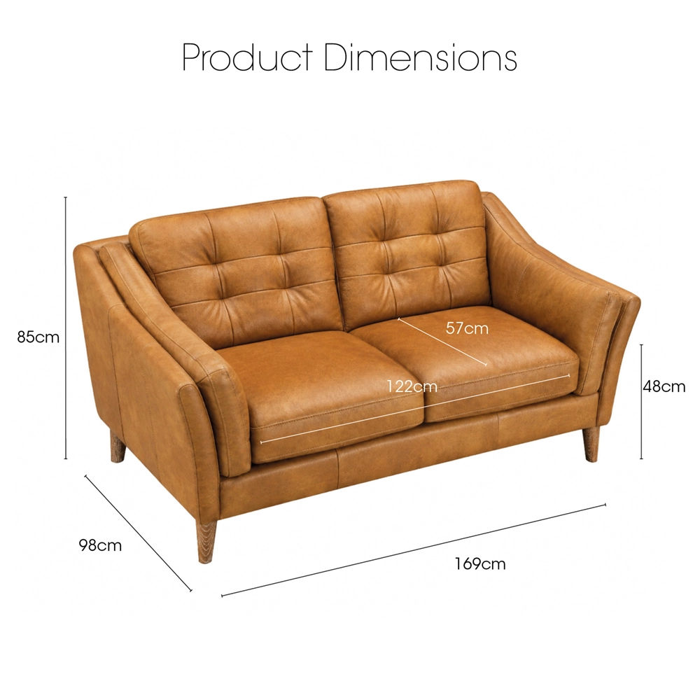Light Brown Genuine Leather Sofas & Loveseats