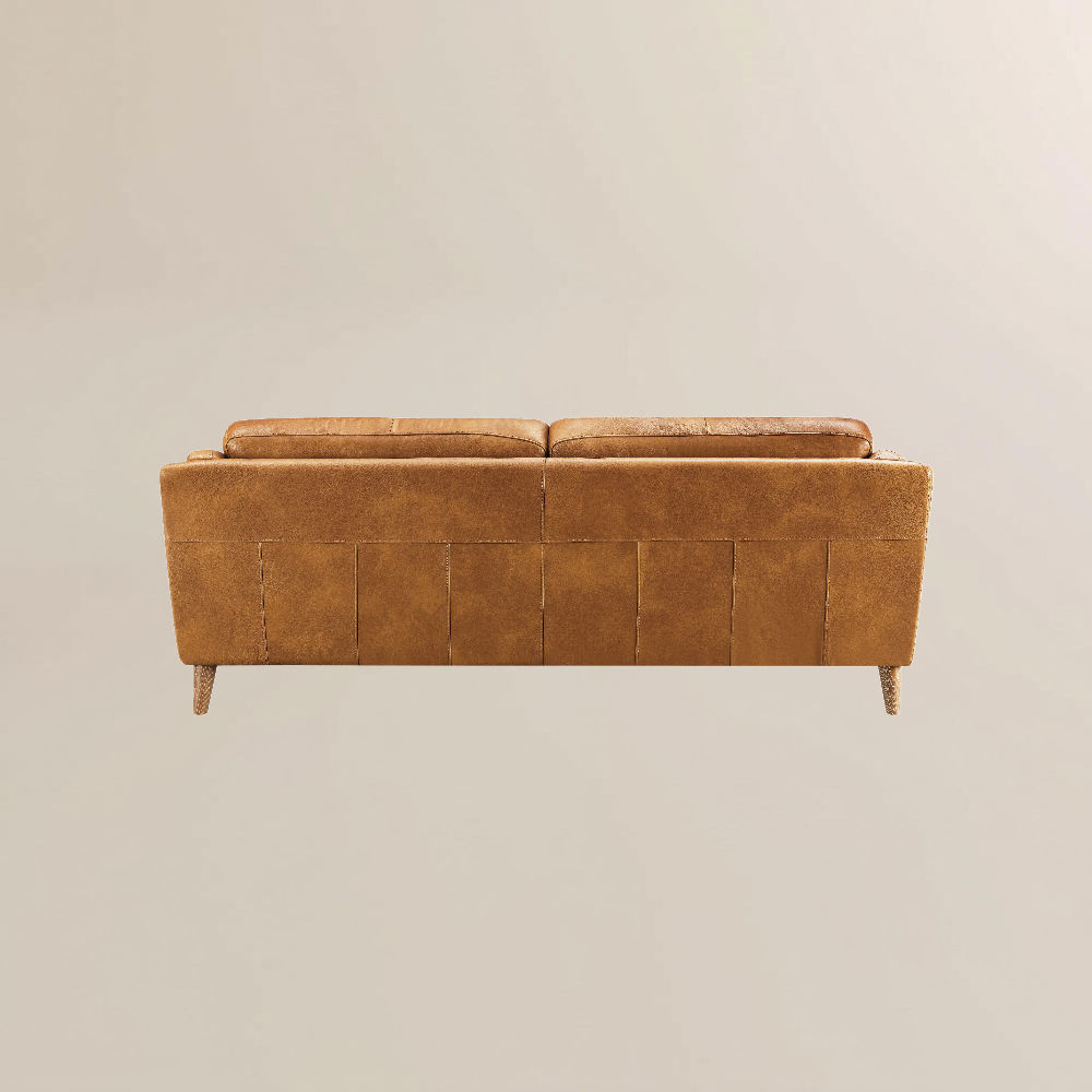 Light Brown Genuine Leather Sofas & Loveseats