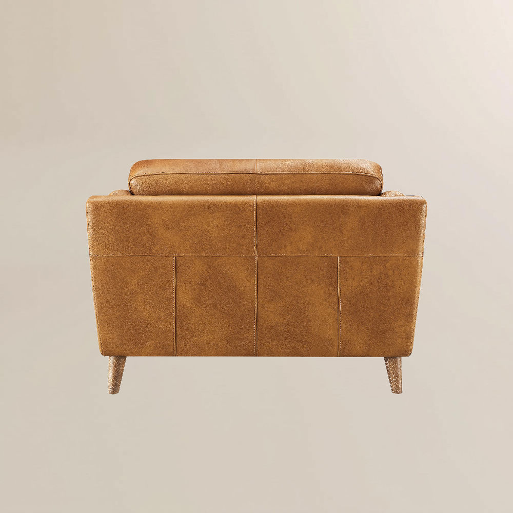 Light Brown Genuine Leather Sofas & Loveseats