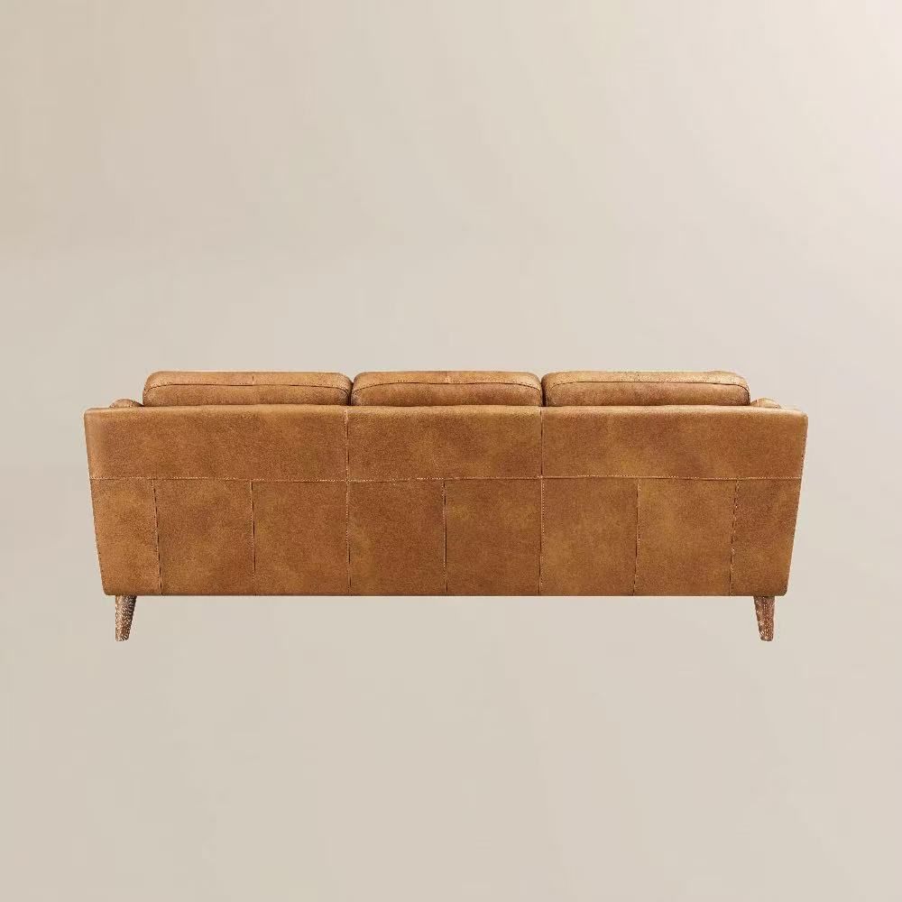 Light Brown Genuine Leather Sofas & Loveseats