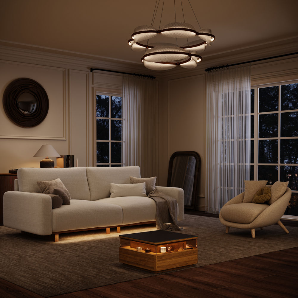 Beige Chenille Sofas & Loveseats