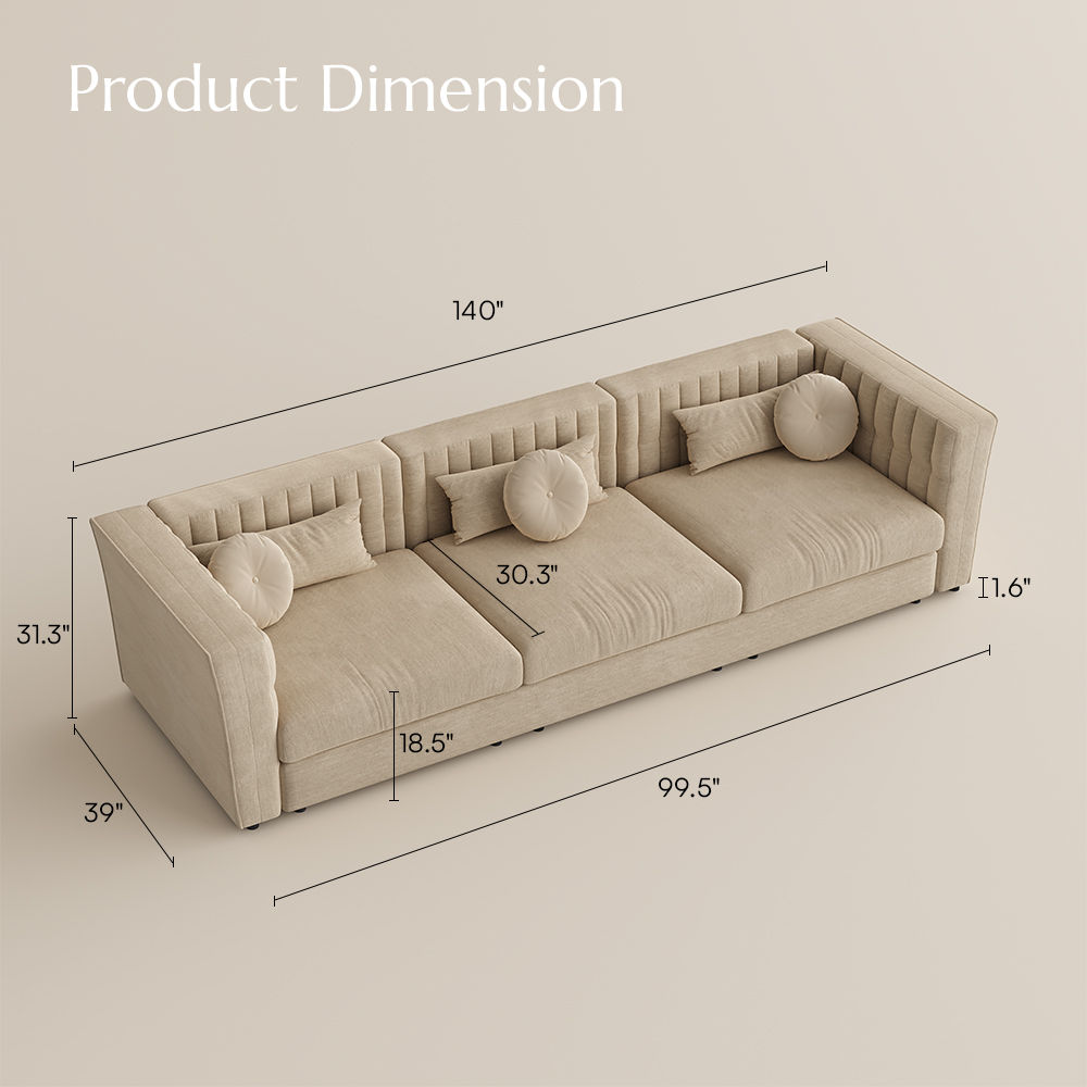 Velvet Beige Velvet Sofas & Loveseats