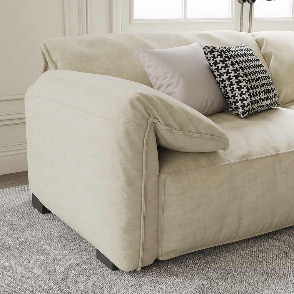 Beige Fabric Sofas & Loveseats