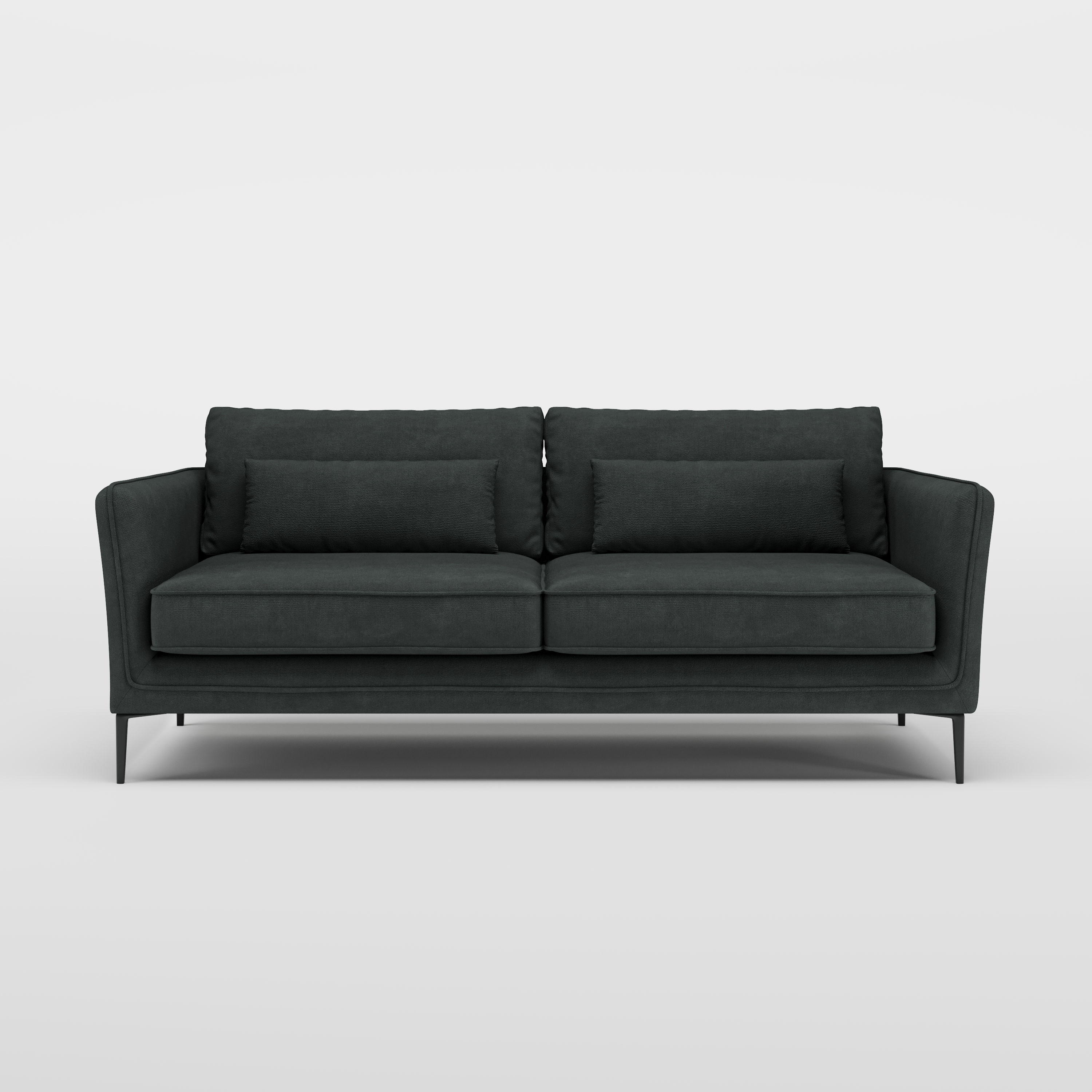 Partly Assemble Dark Gray Fabric Sofas & Loveseats