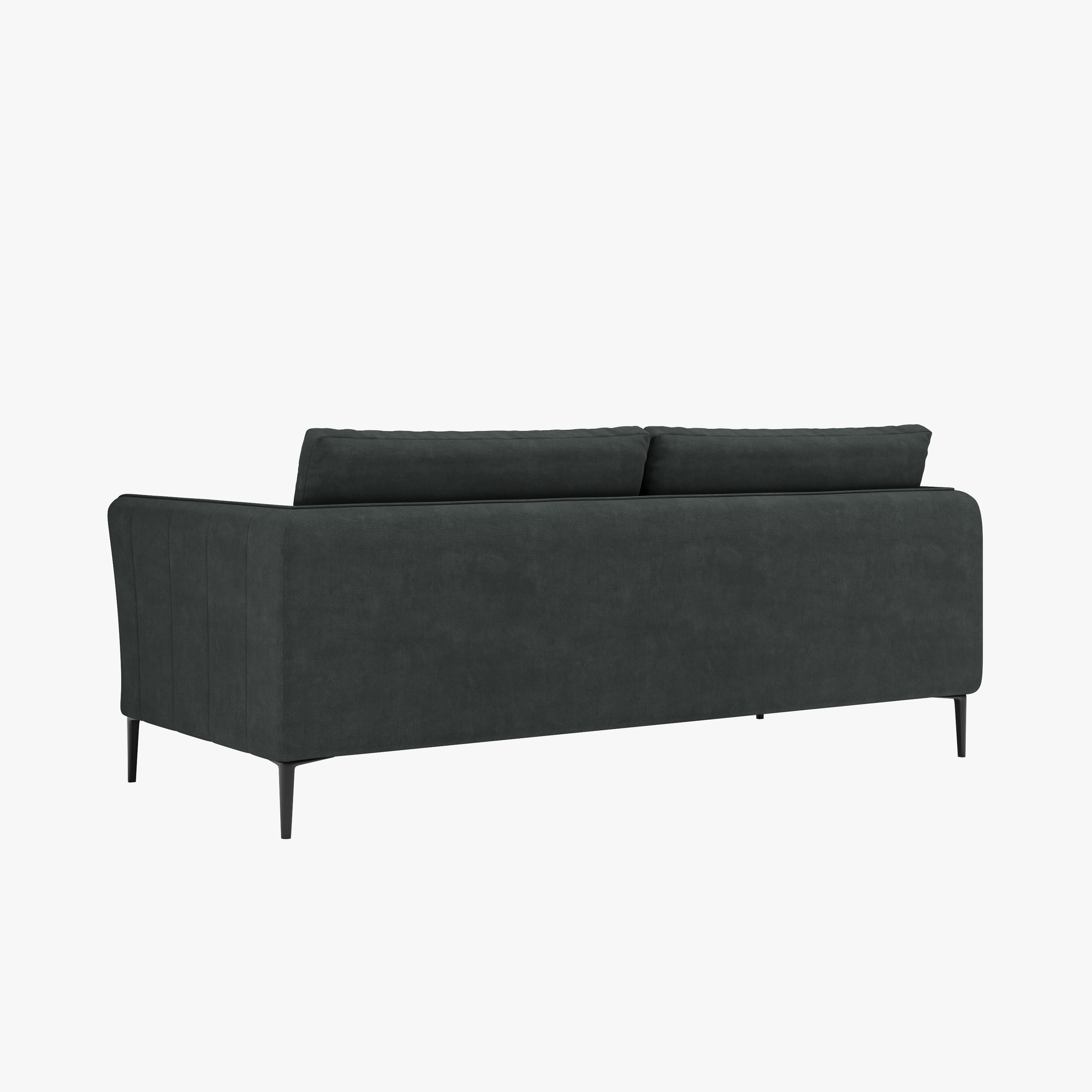 Wood Dark Gray Fabric Sofas & Loveseats