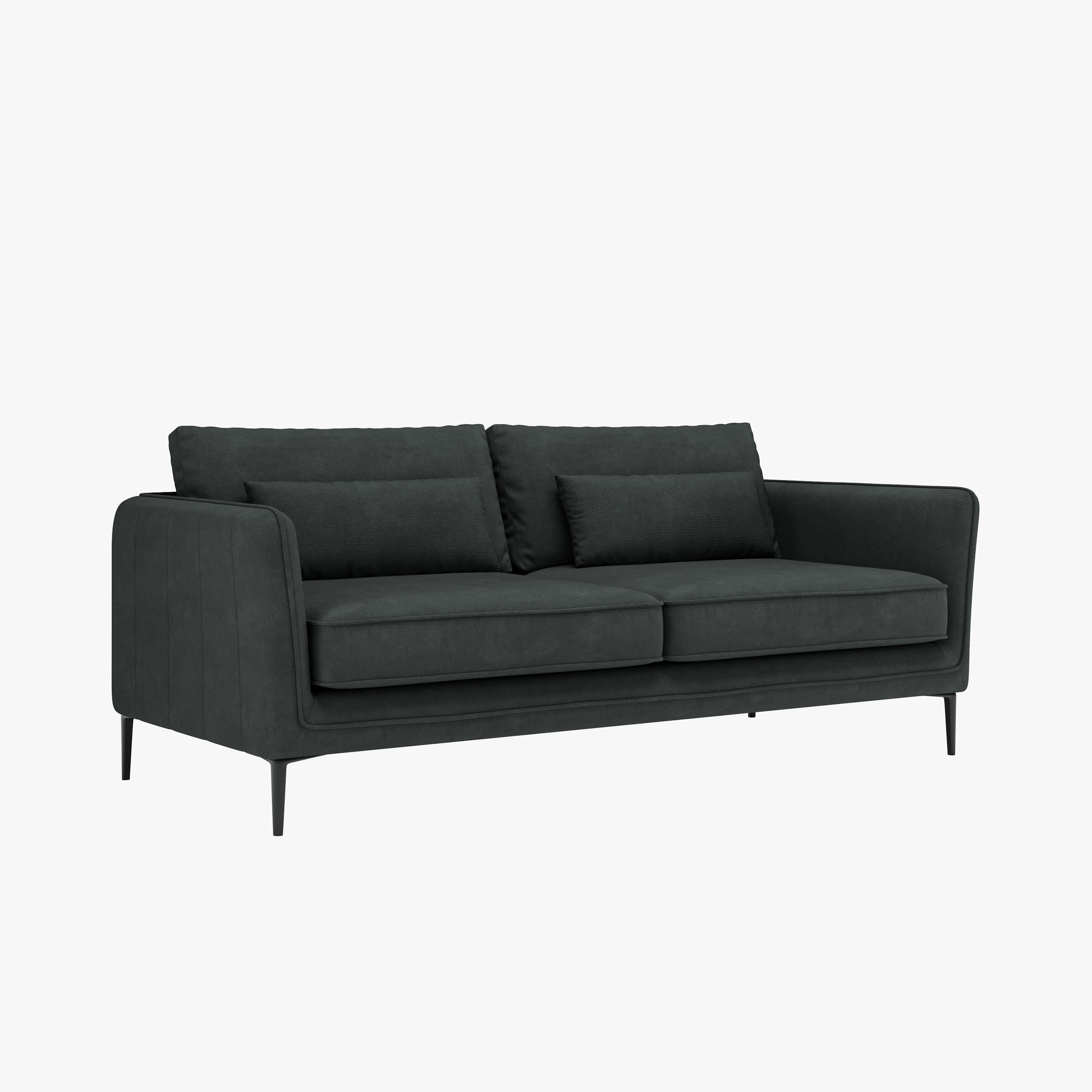 Partly Assemble Dark Gray Fabric Sofas & Loveseats
