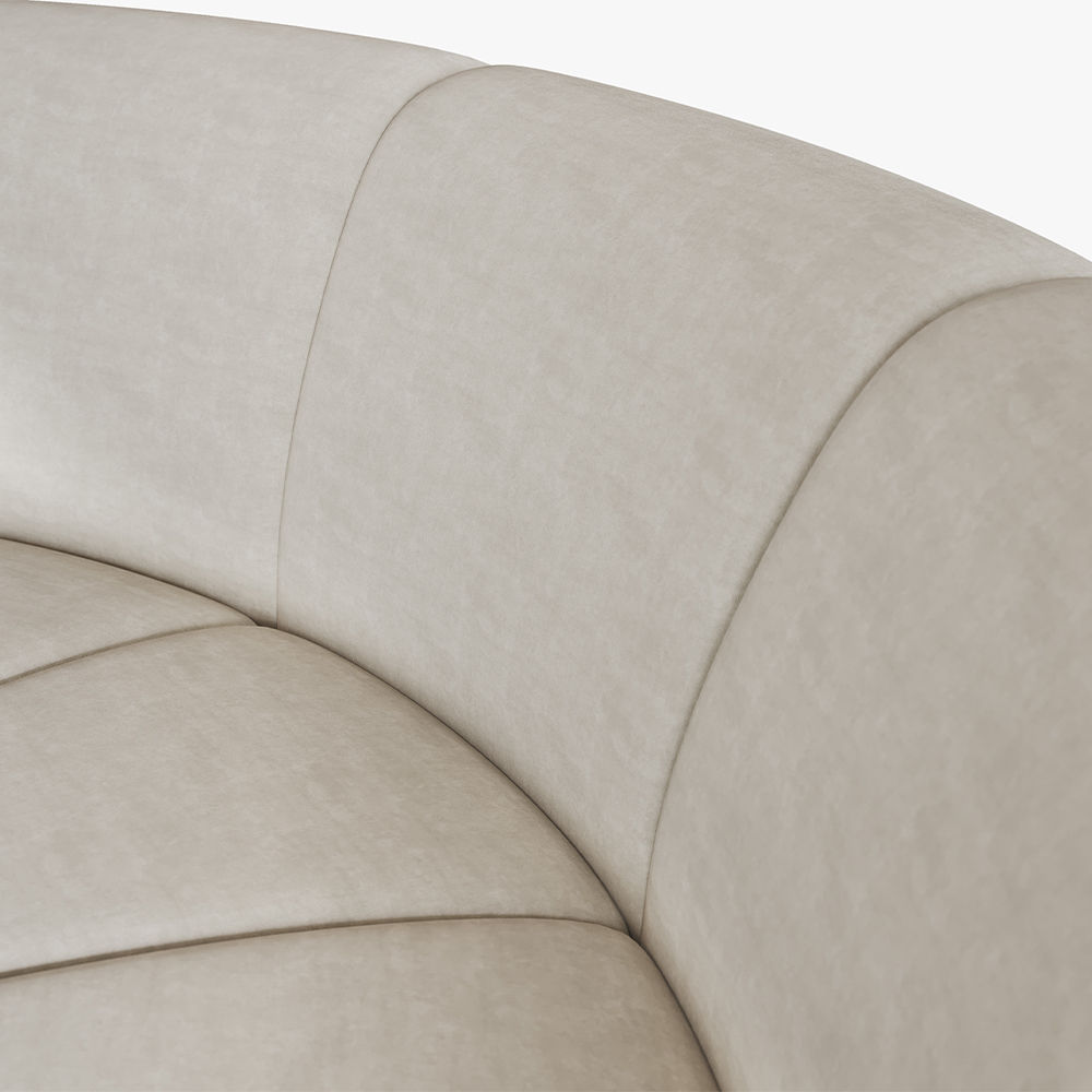 Partly Assemble Beige Fabric Sofas & Loveseats