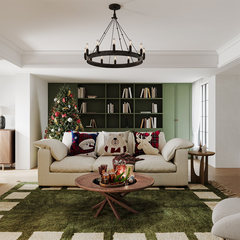 Beige Linen Fabric Sofas & Loveseats