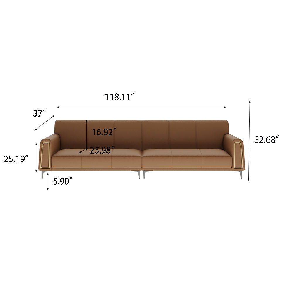 Leather Brown Leather Sofas & Loveseats
