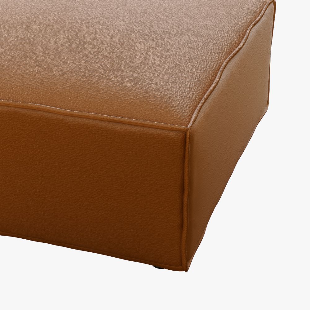 Orange Leather Sofas & Loveseats