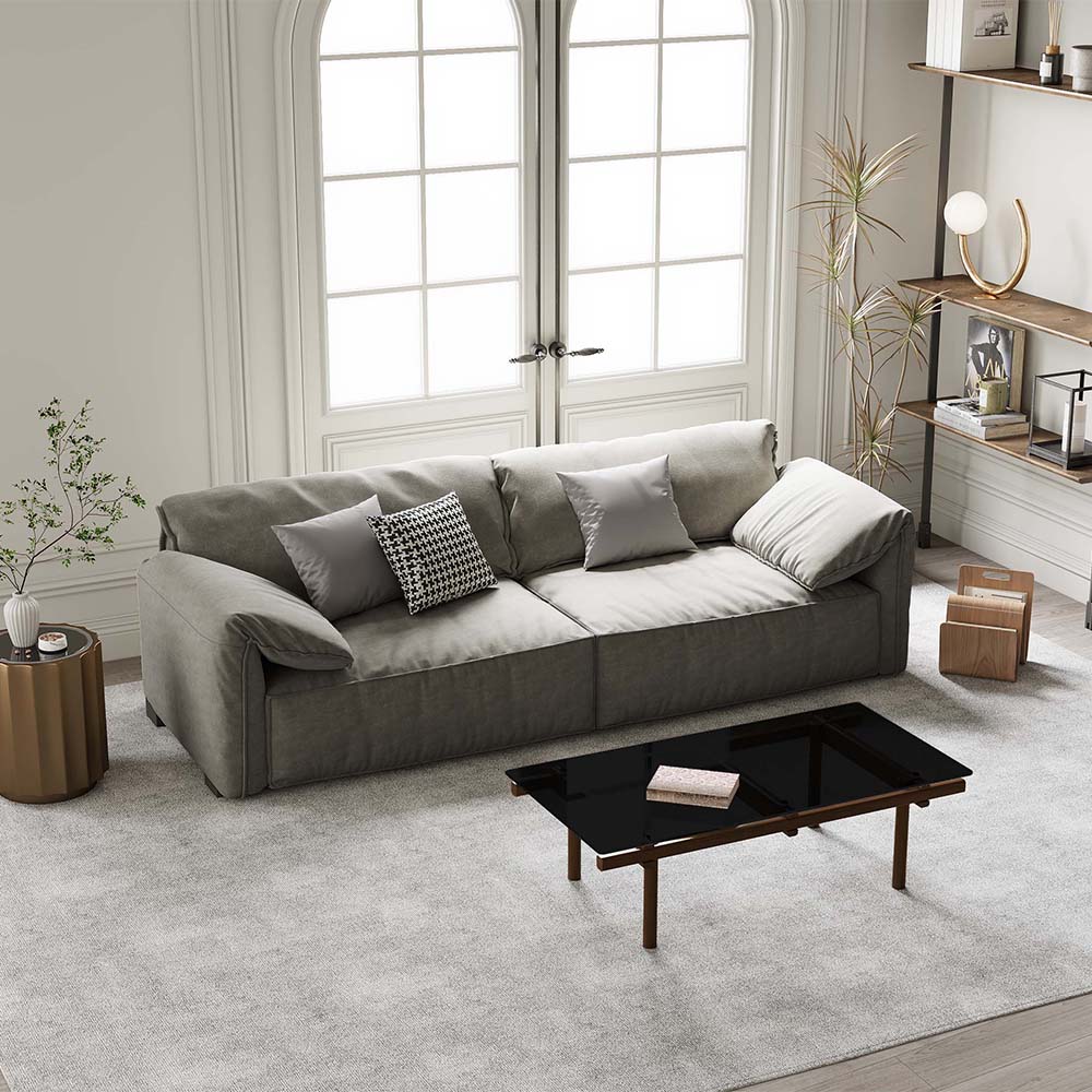 Dark Gray Fabric Sofas & Loveseats