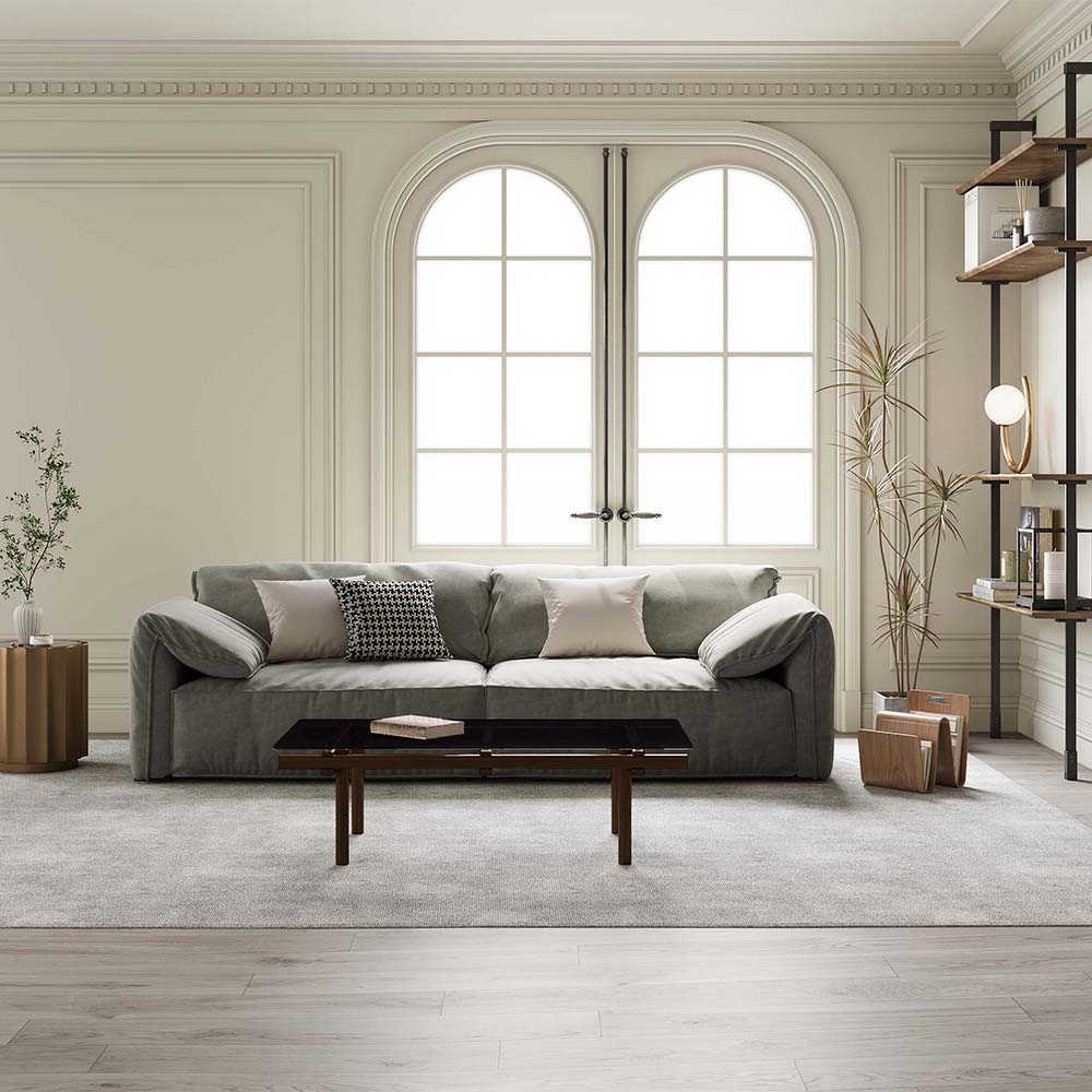 Dark Gray Fabric Sofas & Loveseats